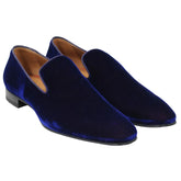 VELVET SLIP DANDELION FLAT LOAFER